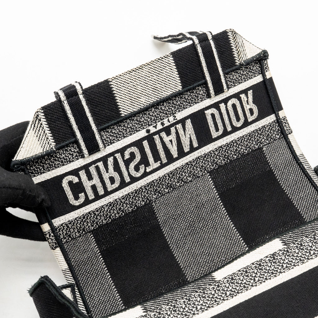 DIOR DIORCAMP MESSENGER BAG CANVAS BLACK/WHITE SHW