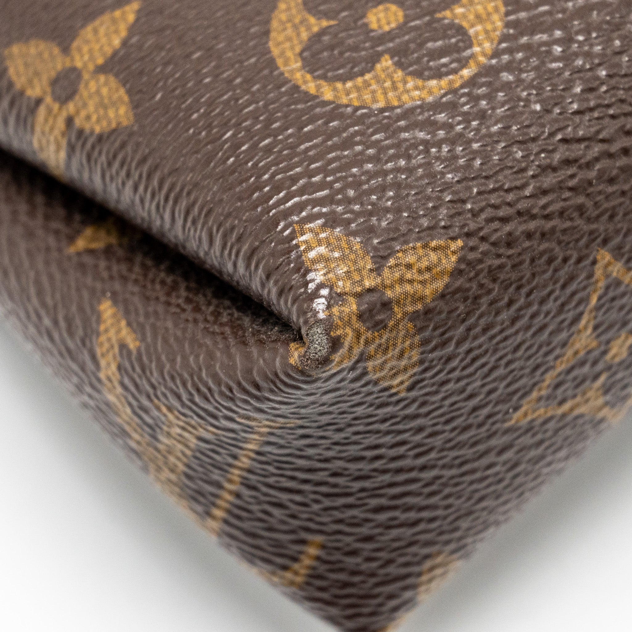 LOUIS VUITTON PALLAS CLUTCH MONOGRAM 2 WAY SHOULDER BAG MONOGRAM CANVAS/LEATHER CERISE GHW