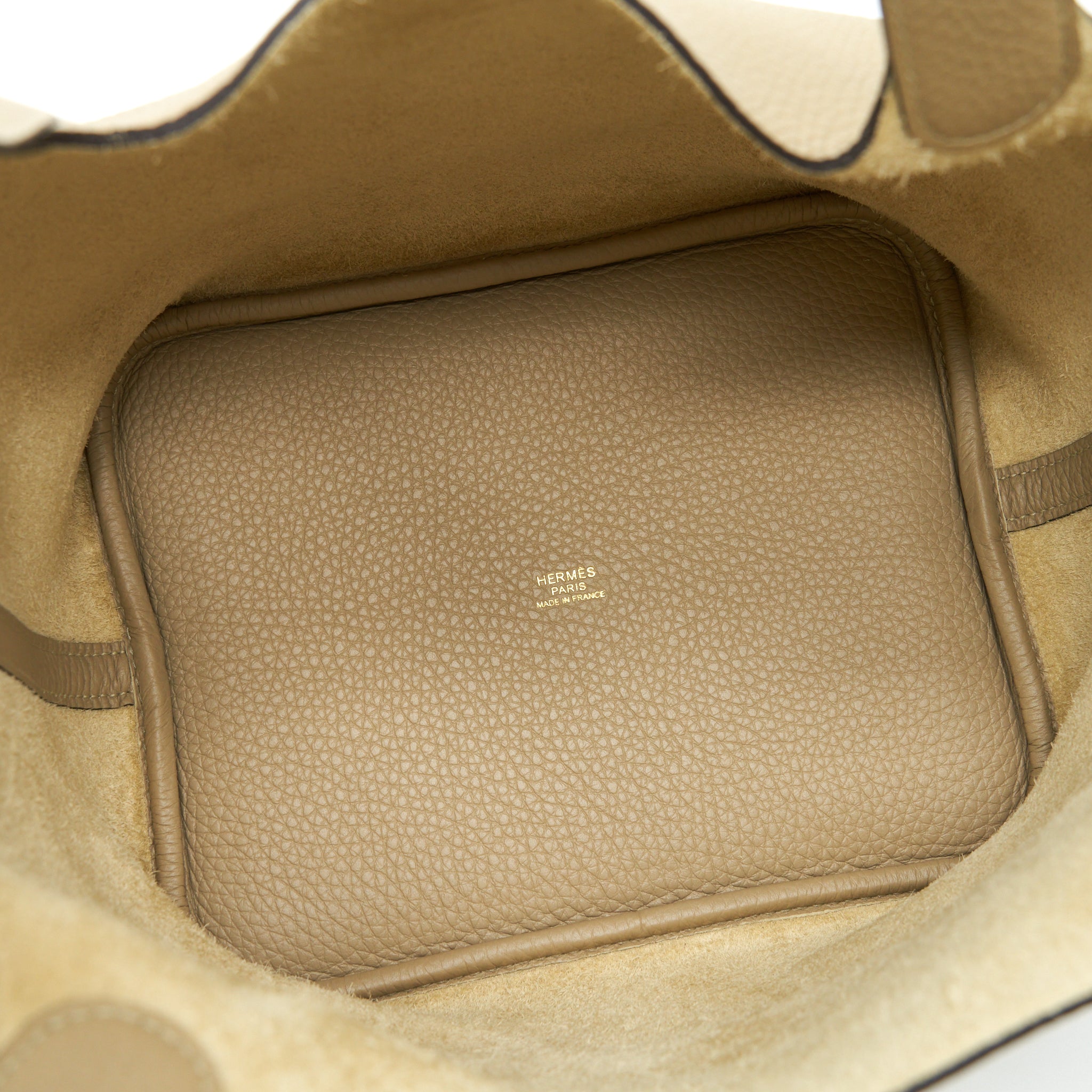 HERMES PICOTIN 22 LOCK BAG CLEMENCE TRENCH GHW