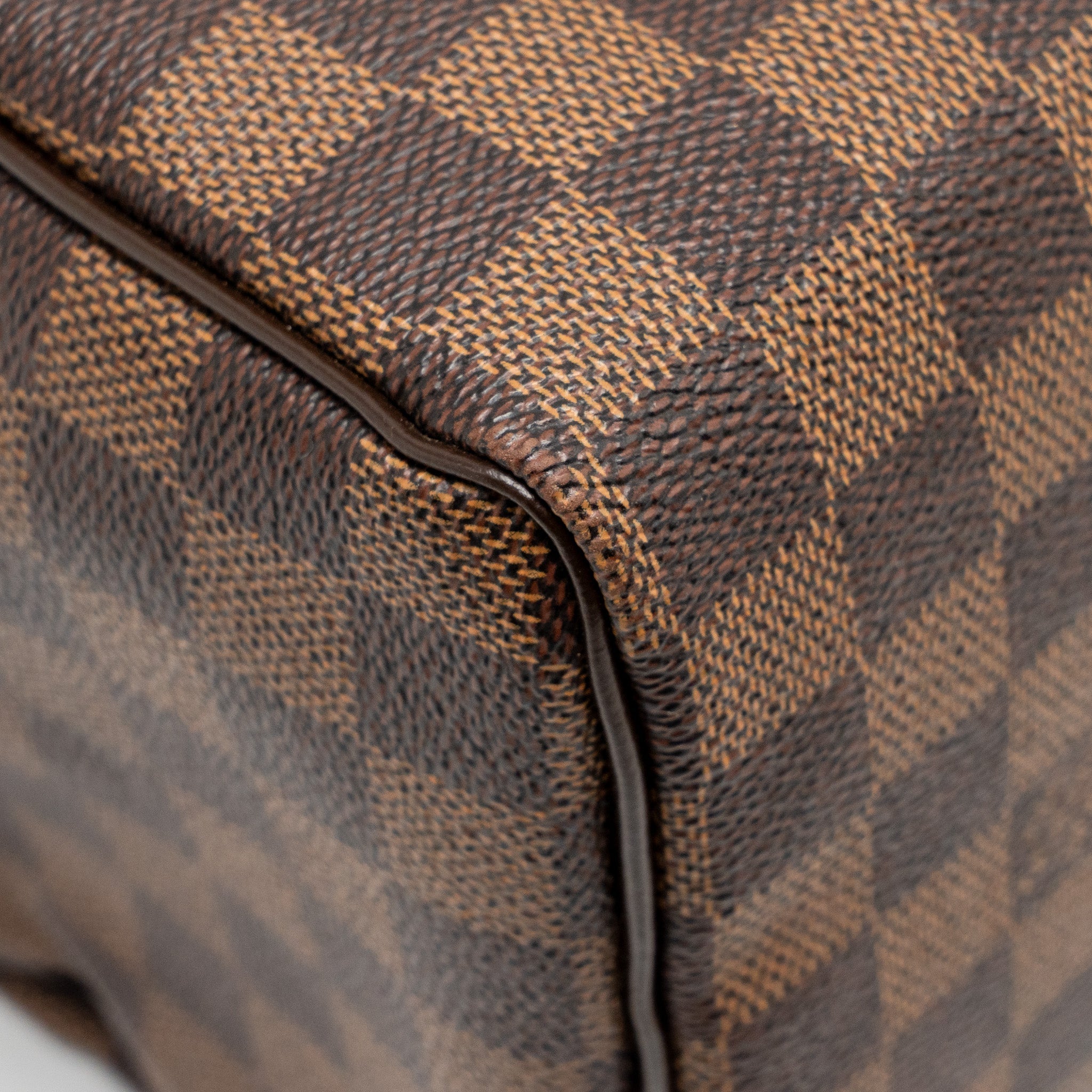 LOUIS VUITTON SPEEDY 25 DAMIER EBENE CANVAS GHW