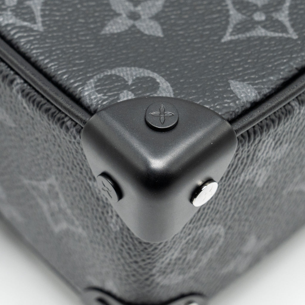 LOUIS VUITTON MINI SOFT TRUNK MONOGRAM ECLIPSE CANVAS BLACK HARDWARE