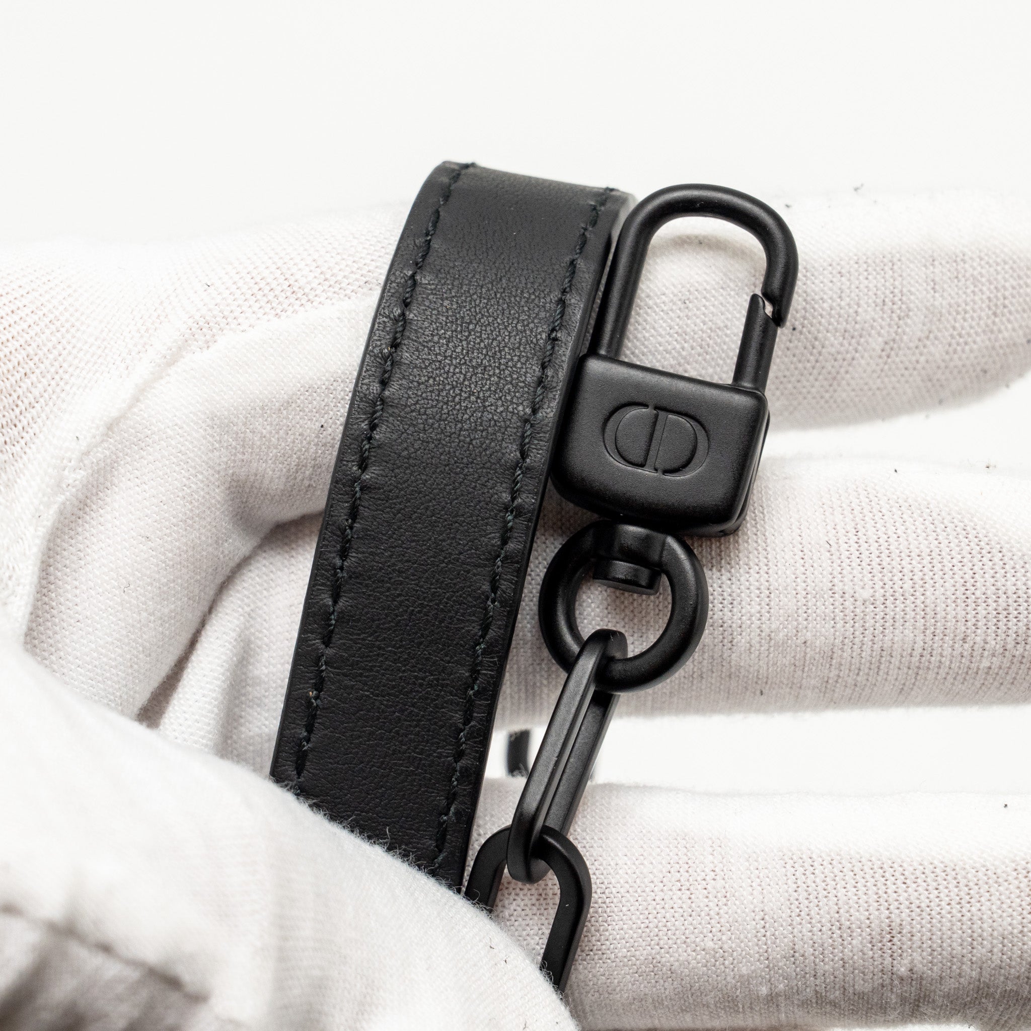 DIOR SMALL LADY D-JOY BAG BLACK ULTRAMATTE CALFSKIN SO BLACK