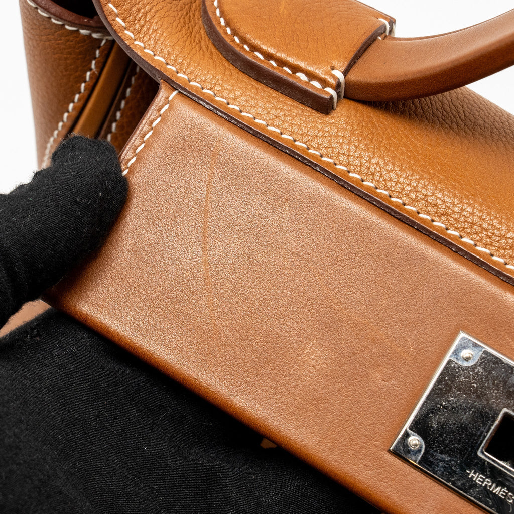 HERMES 24/24 2424 - 29 BAG BARENIA FAUBOURG FAUVE SHW