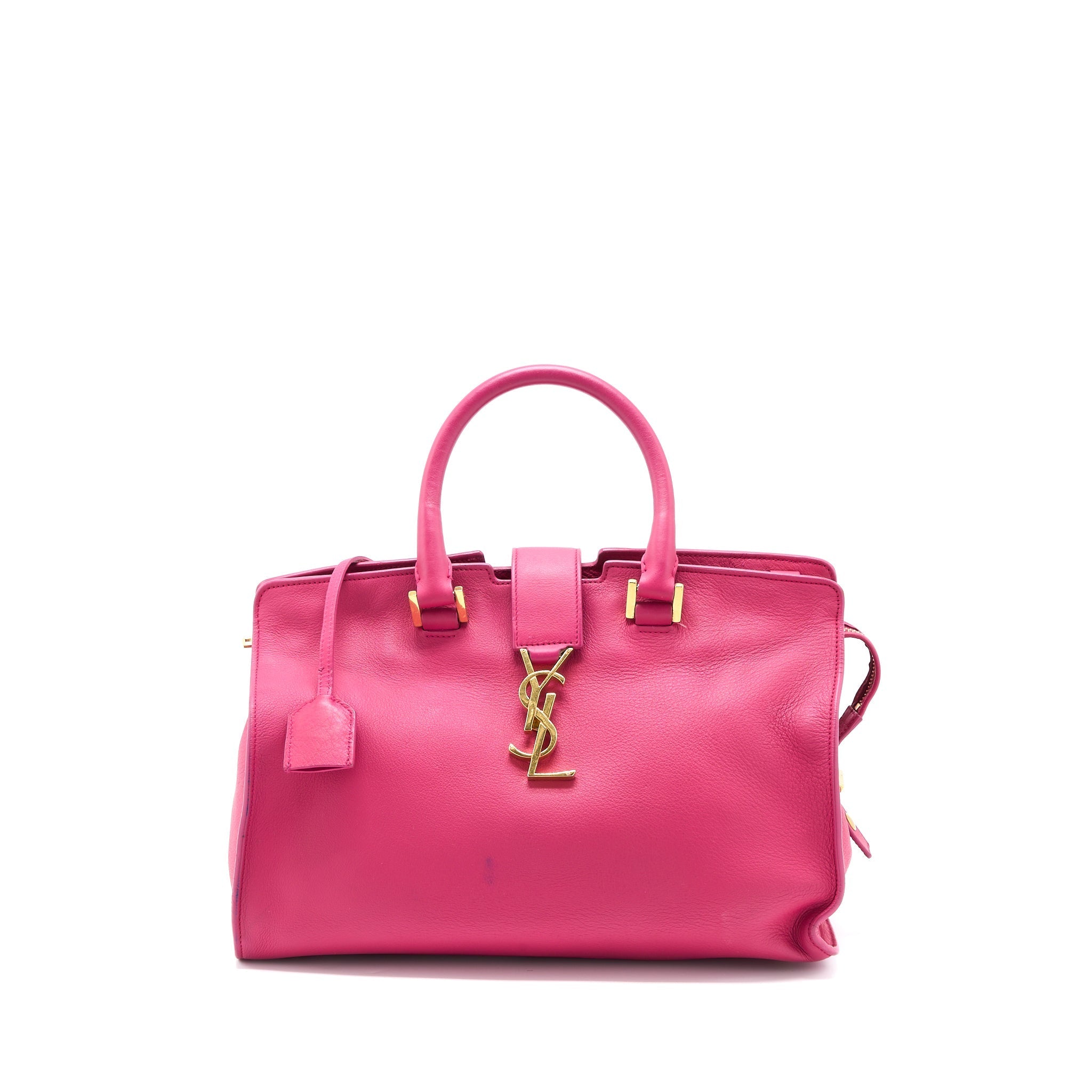 SAINT LAURENT CABAS TOTE BAG PINK GHW