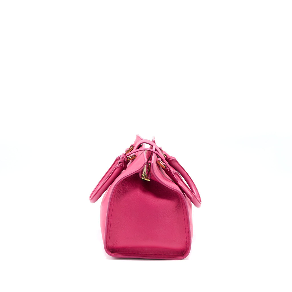 SAINT LAURENT CABAS TOTE BAG PINK GHW