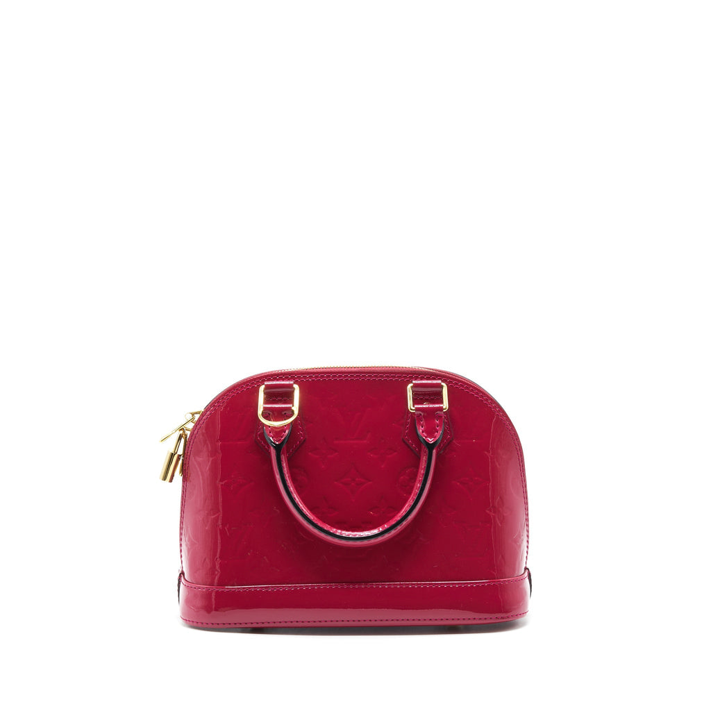 LOUIS VUITTON ALMA BB PATENT LEATHER INDIAN ROSE