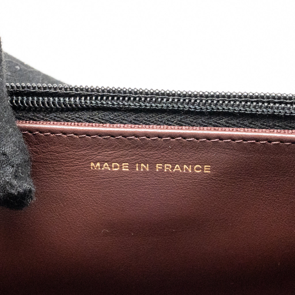 CHANEL CLASSIC WALLET ON CHAIN CAVIAR BLACK GHW (MICROCHIP)