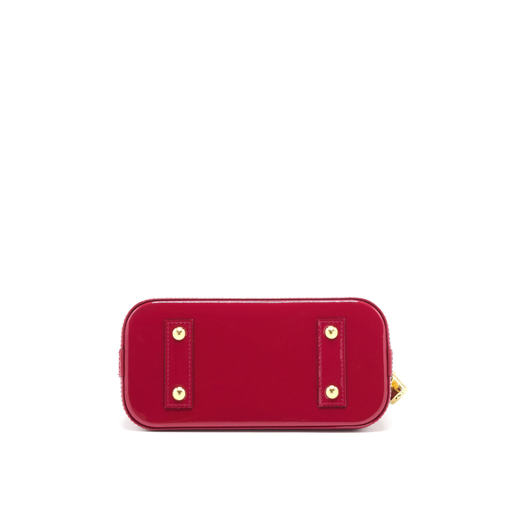 LOUIS VUITTON ALMA BB PATENT LEATHER INDIAN ROSE