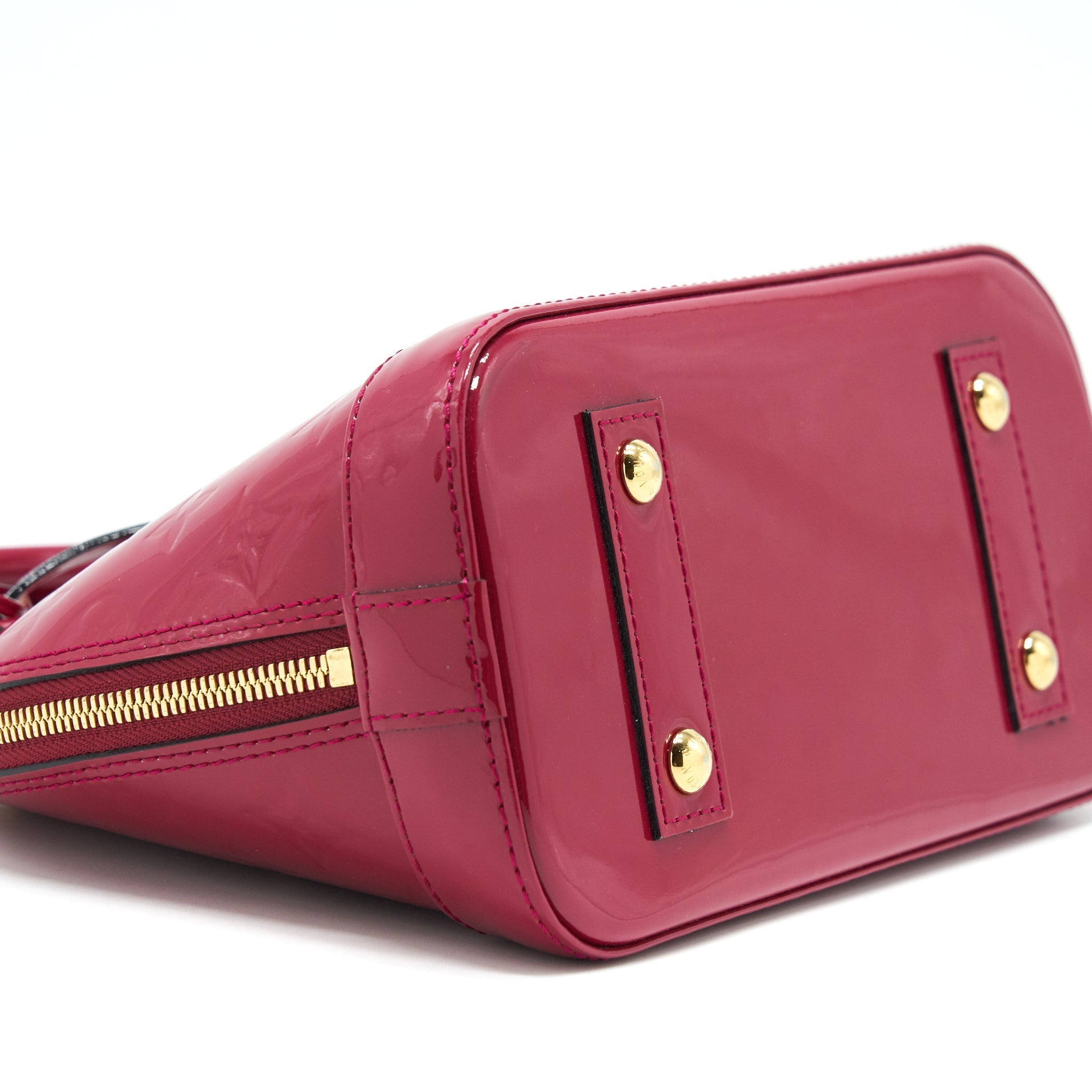 LOUIS VUITTON ALMA BB PATENT LEATHER INDIAN ROSE