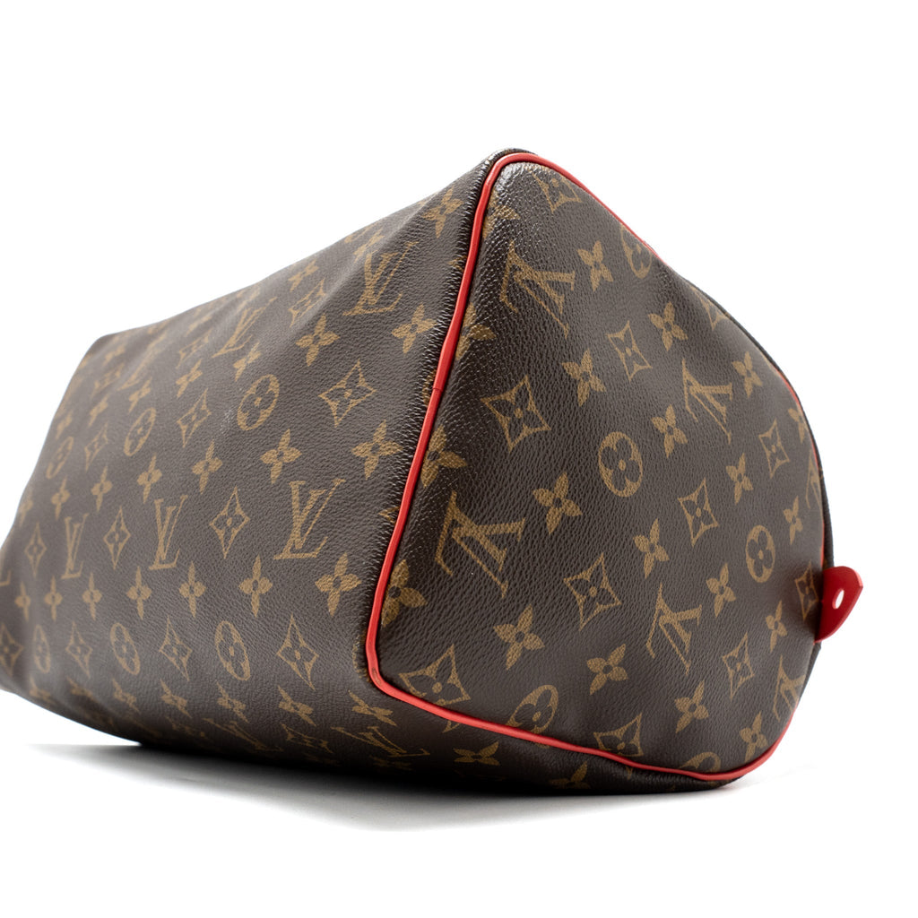LOUIS VUITTON SPEEDY 30 LIMITED EDITION MONOGRAM CANVAS GHW