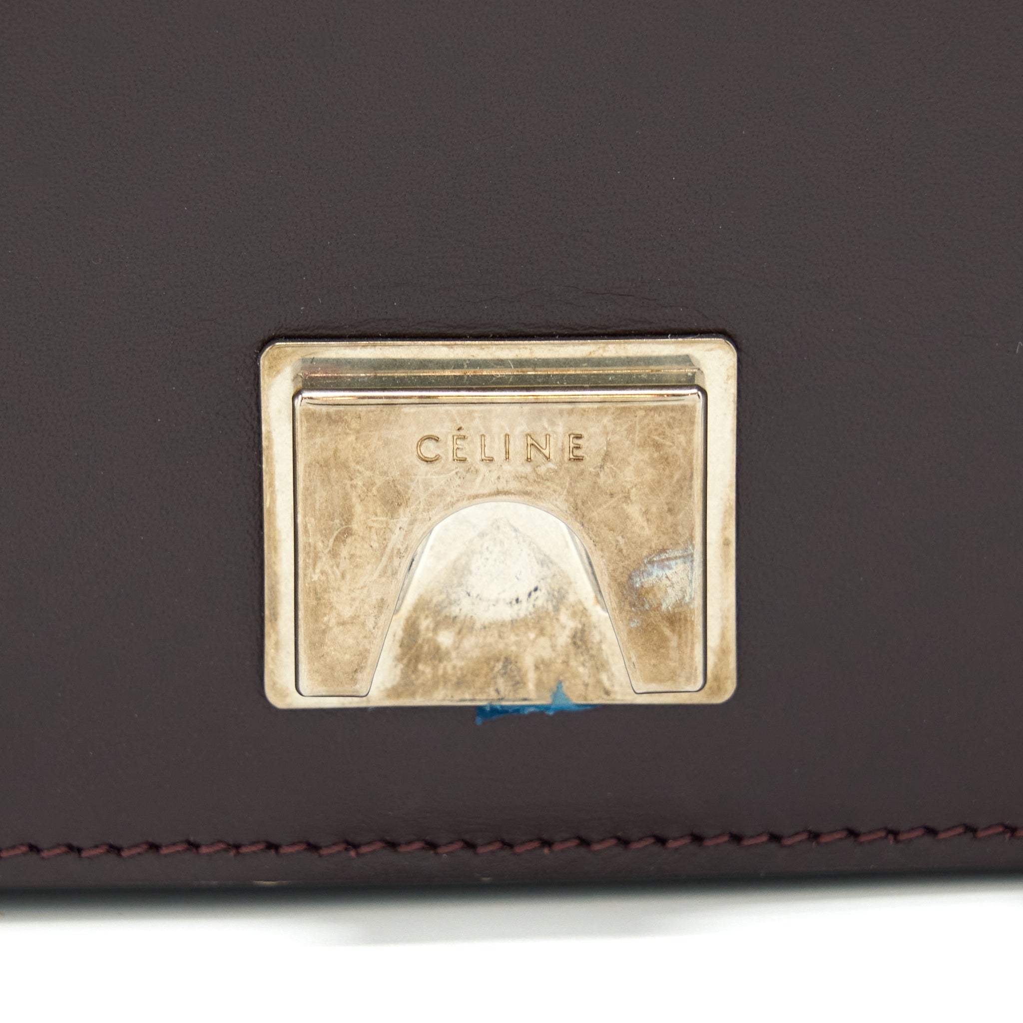 CELINE FRAME BAG CALFSKIN MULTICOLOUR RUTHENIUM HARDWARE
