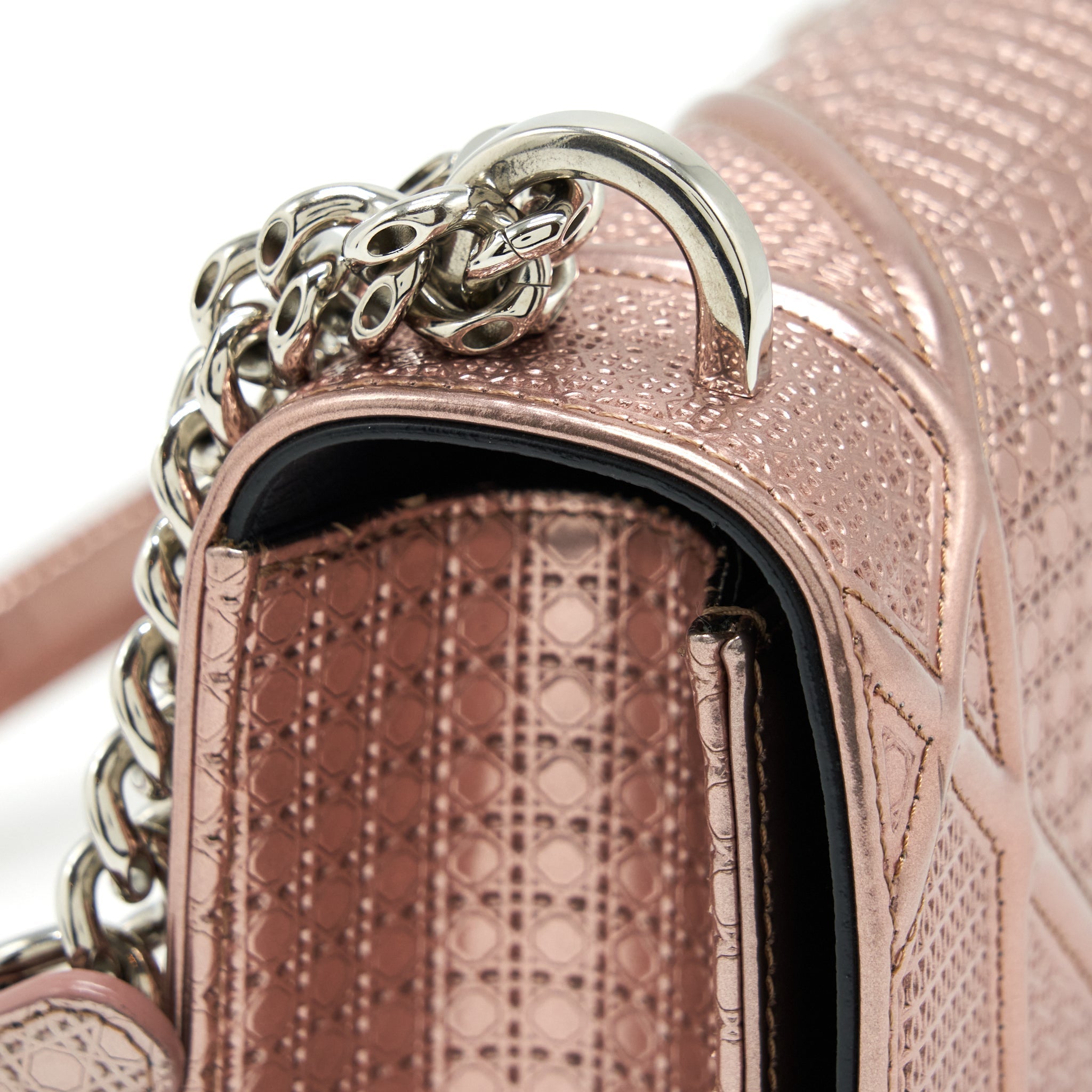 DIOR MEDIUM DIORAMA METALLIC PINK SHW