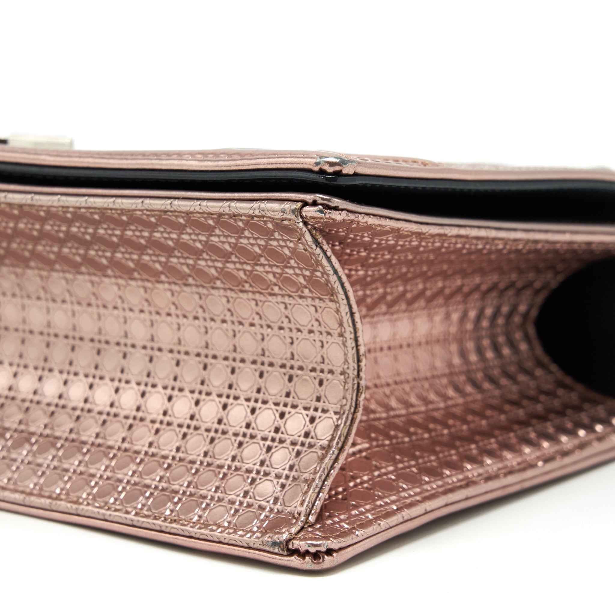 DIOR MEDIUM DIORAMA METALLIC PINK SHW