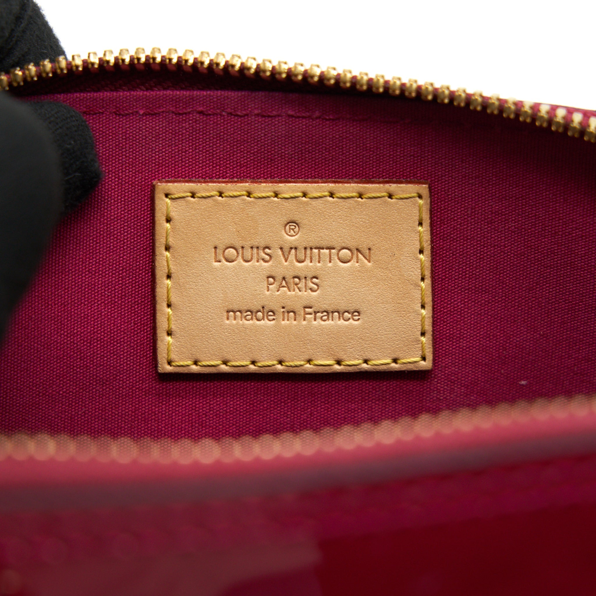 LOUIS VUITTON ALMA BB PATENT LEATHER INDIAN ROSE