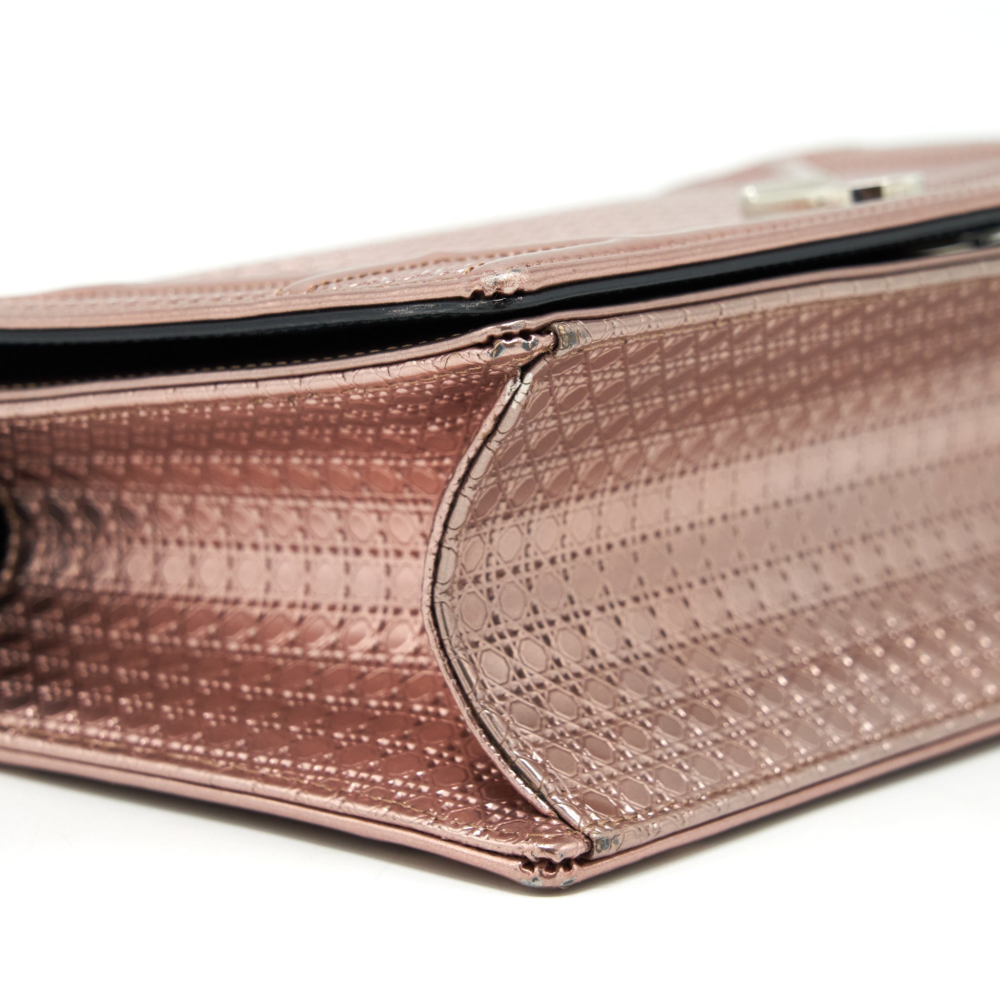 DIOR MEDIUM DIORAMA METALLIC PINK SHW
