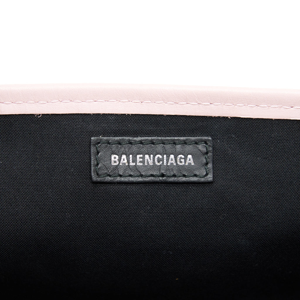 BALENCIAGA CANVAS CABAS BAG PINK SHW