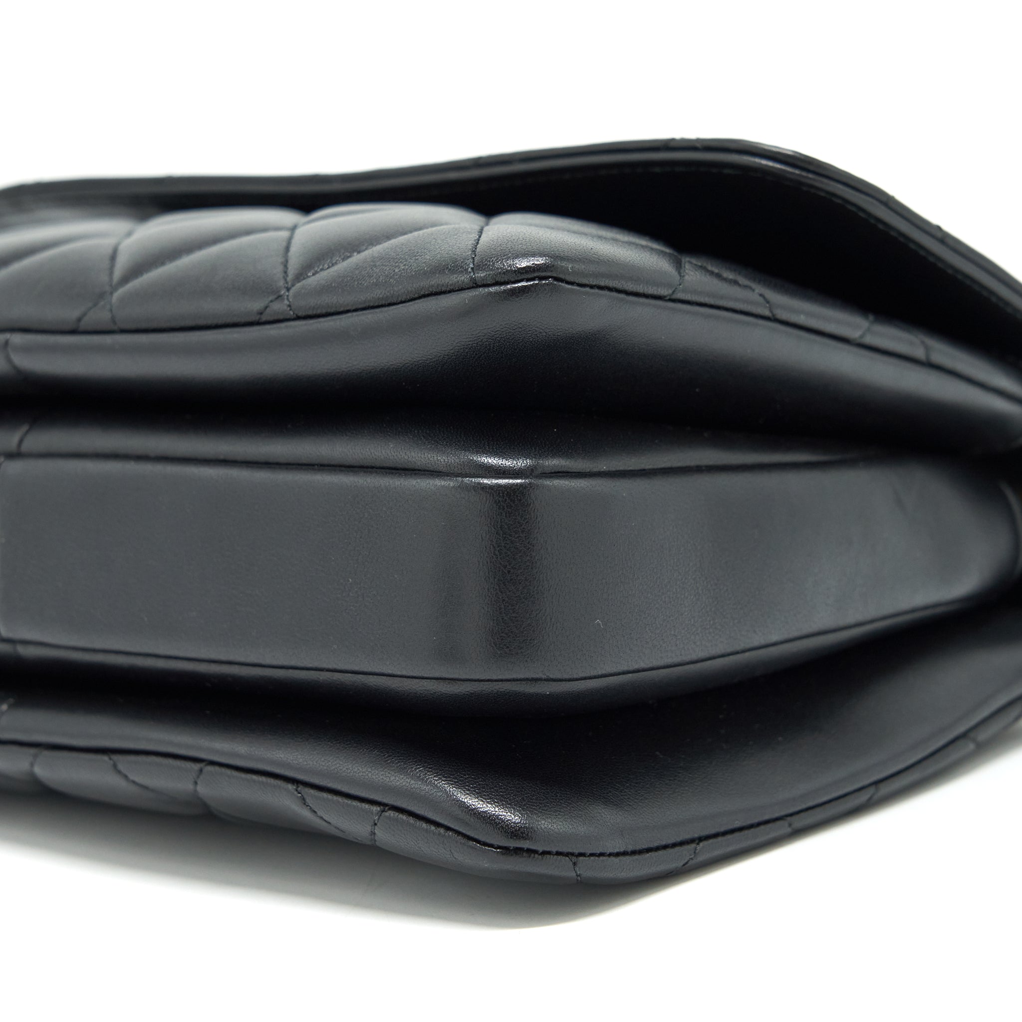 CHANEL TRENDY CC FLAP BAG LAMBSKIN BLACK LGHW