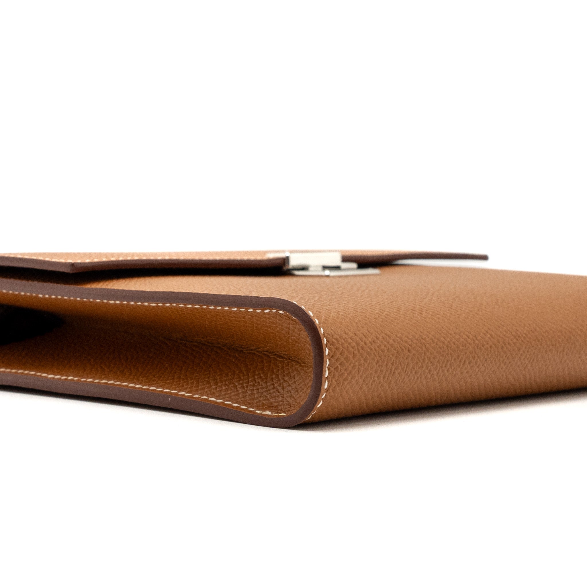 HERMES CLIC 16 WALLET EPSOM GOLD SHW