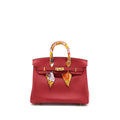HERMES BIRKIN 25 SWIFT RED GHW