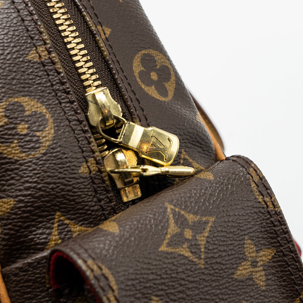 LOUIS VUITTON VINTAGE TOP HANDLE BAG MONOGRAM CANVAS GHW