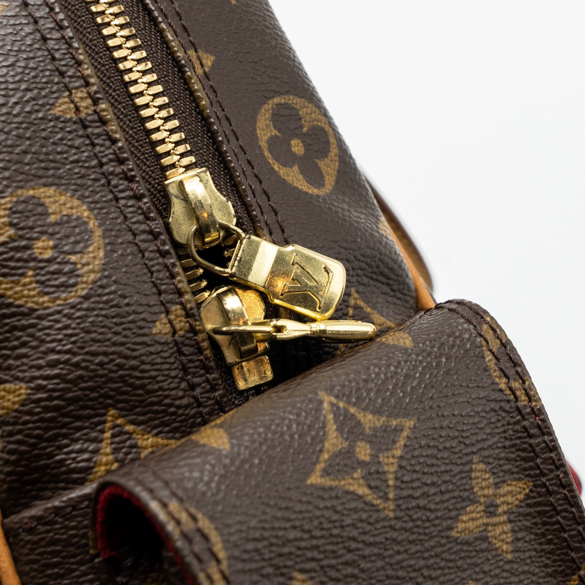 LOUIS VUITTON VINTAGE TOP HANDLE BAG MONOGRAM CANVAS GHW