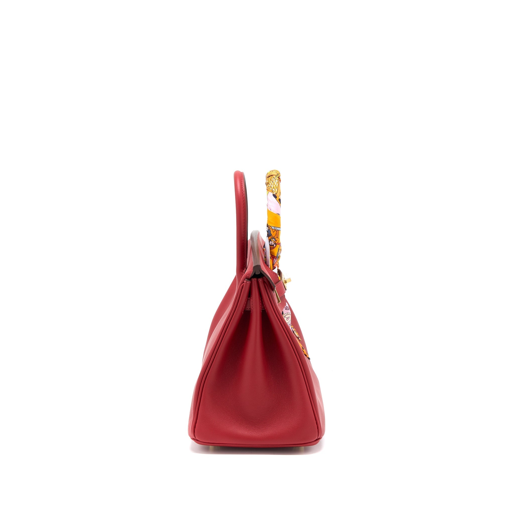HERMES BIRKIN 25 SWIFT RED GHW