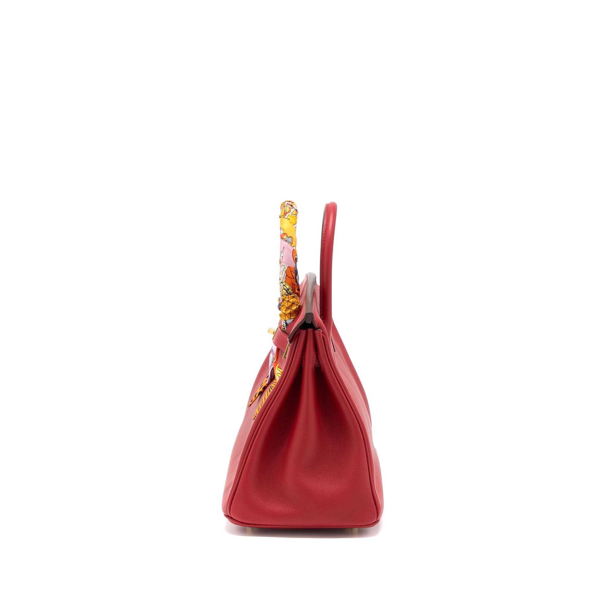HERMES BIRKIN 25 SWIFT RED GHW