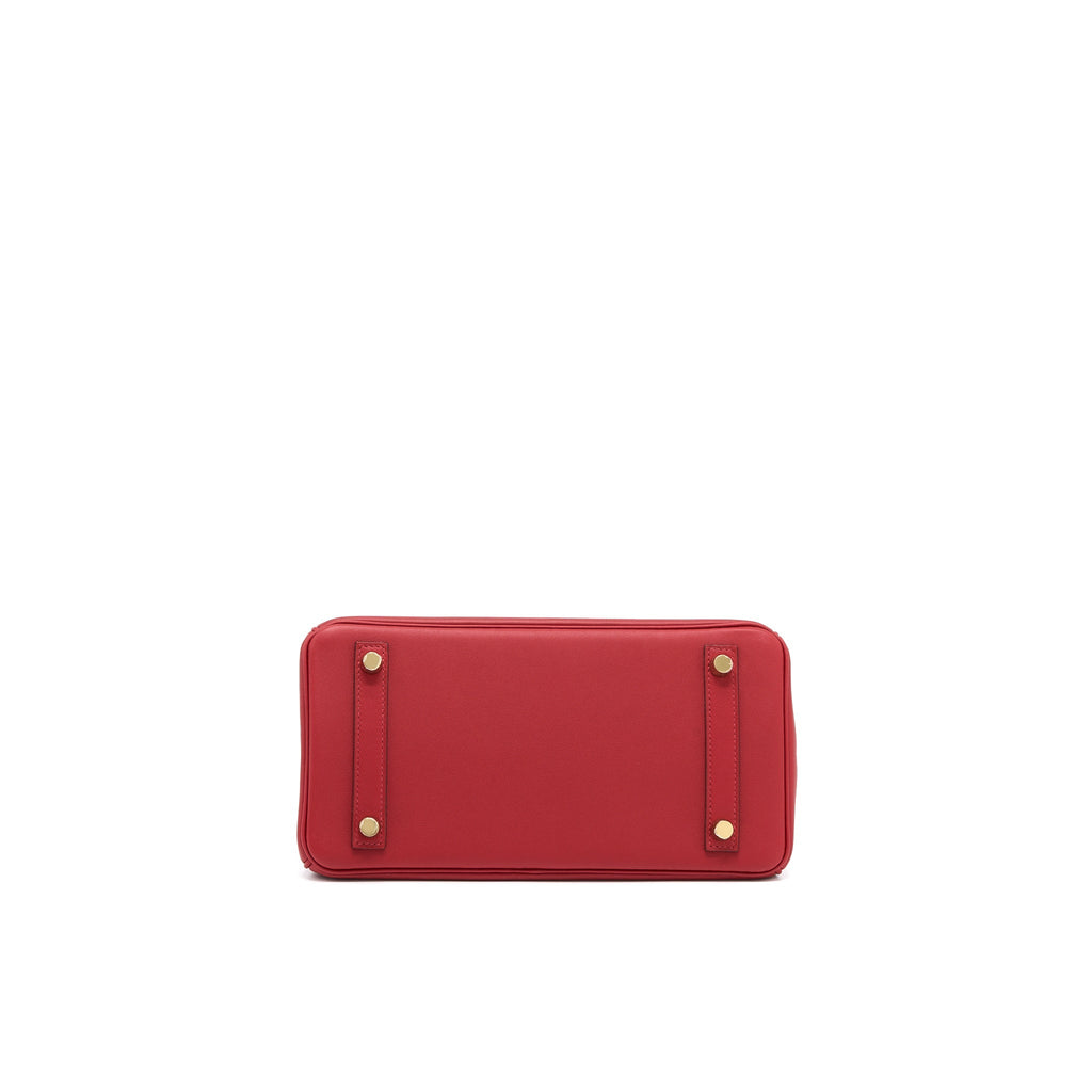 HERMES BIRKIN 25 SWIFT RED GHW