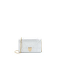 DIOR DIORAMA WALLET ON CHAIN CALFSKIN SILVER LGHW