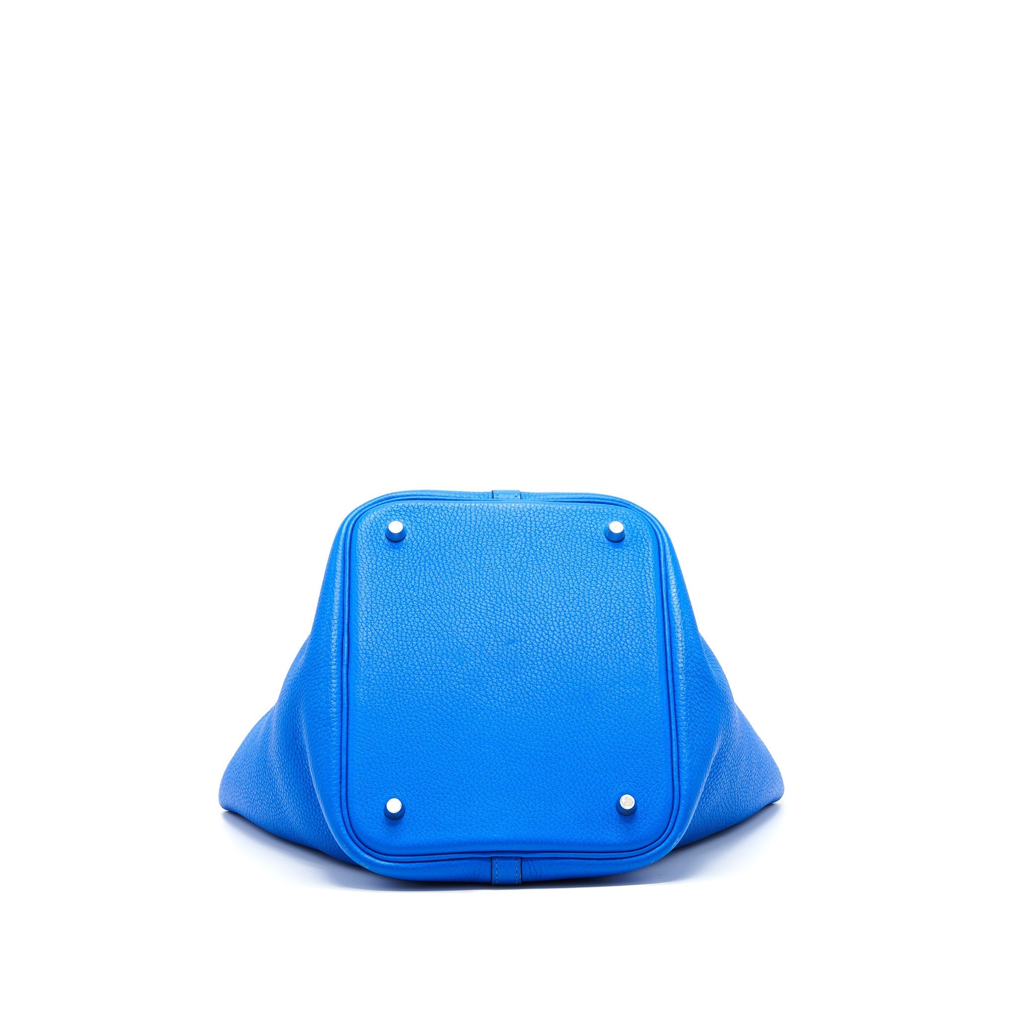 HERMES PICOTIN 22 LOCK BAG TANZANIA BLUE SHW