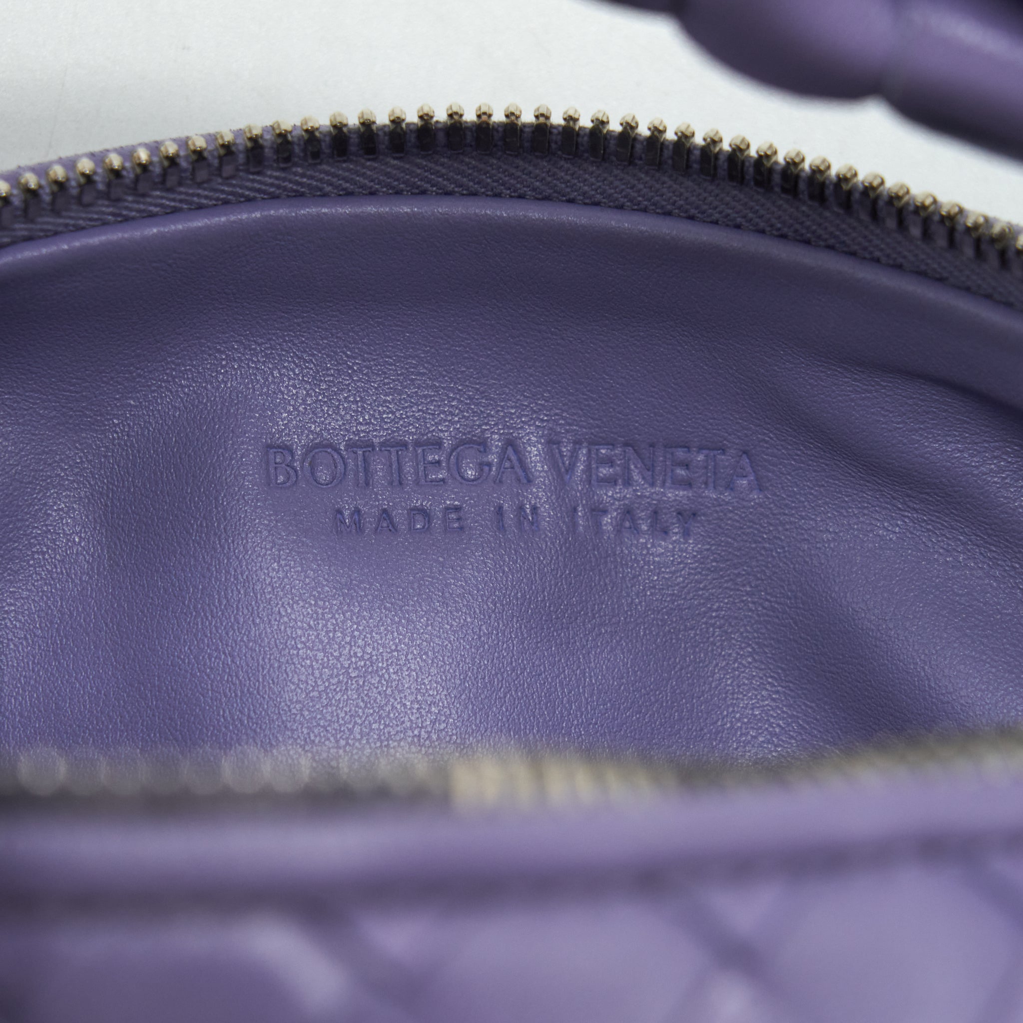 BOTTEGA VENETA MINI JODIE CALFSKIN PURPLE SHW