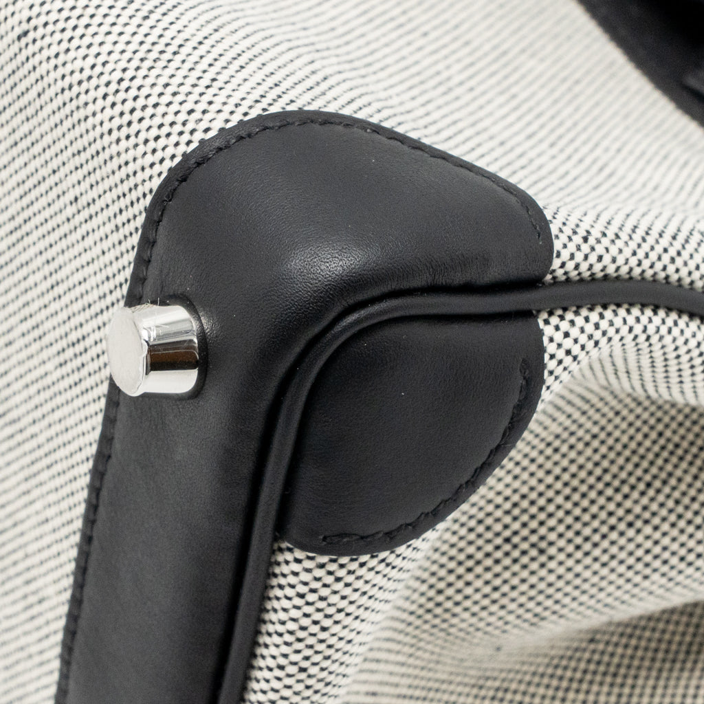 HERMES BIRKIN 25 TOILE SWIFT / CANVAS BLACK SHW