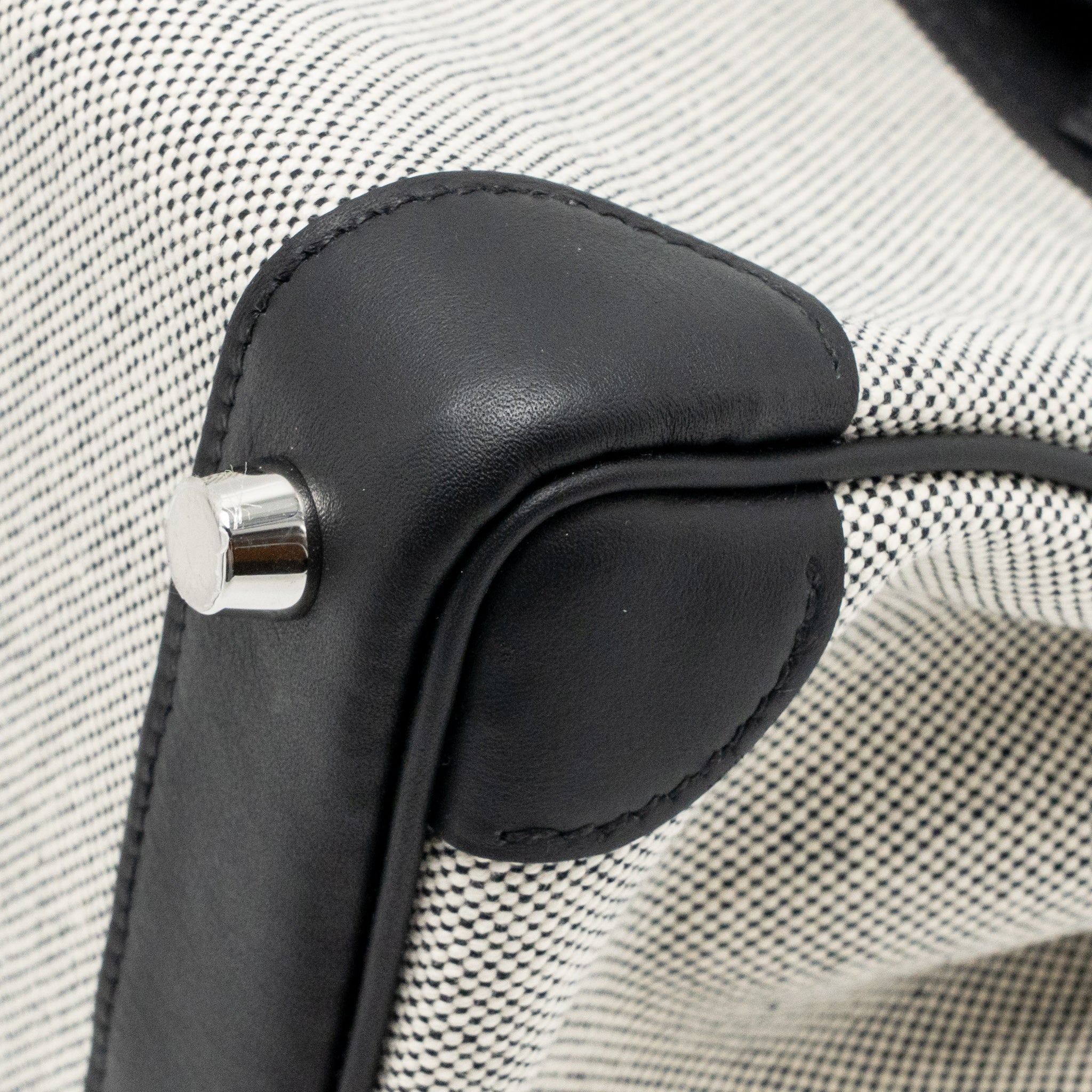 HERMES BIRKIN 25 TOILE SWIFT / CANVAS BLACK SHW