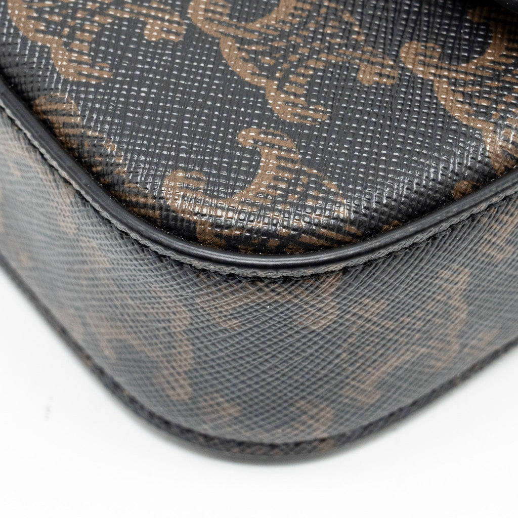 CELINE TRIOMPHE SHOUDER BAG TRIOMPHE CANVAS / CALFSKIN TAN GHW