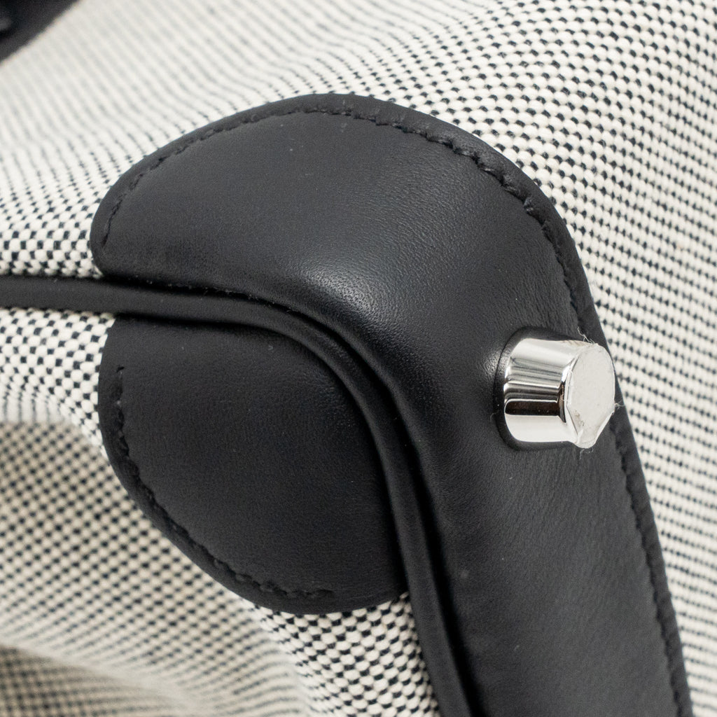 HERMES BIRKIN 25 TOILE SWIFT / CANVAS BLACK SHW