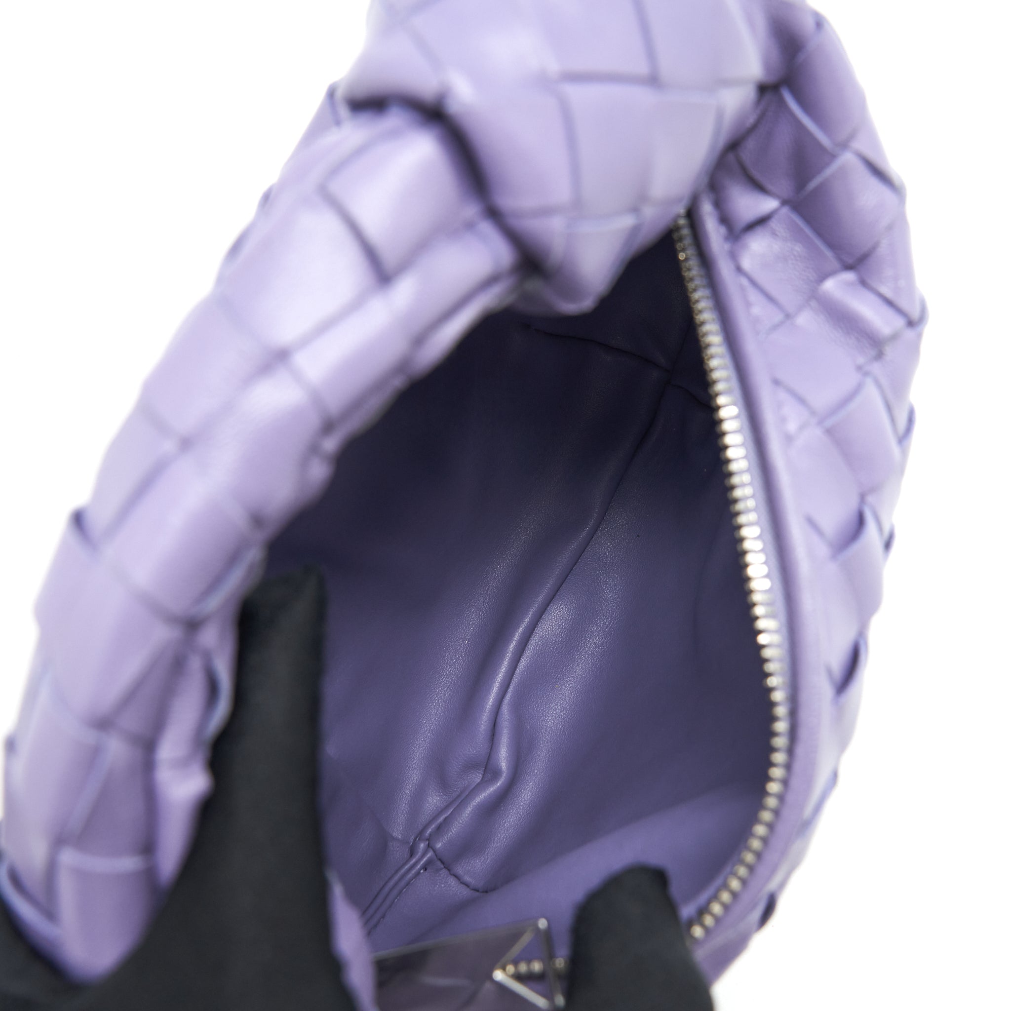 BOTTEGA VENETA MINI JODIE CALFSKIN PURPLE SHW