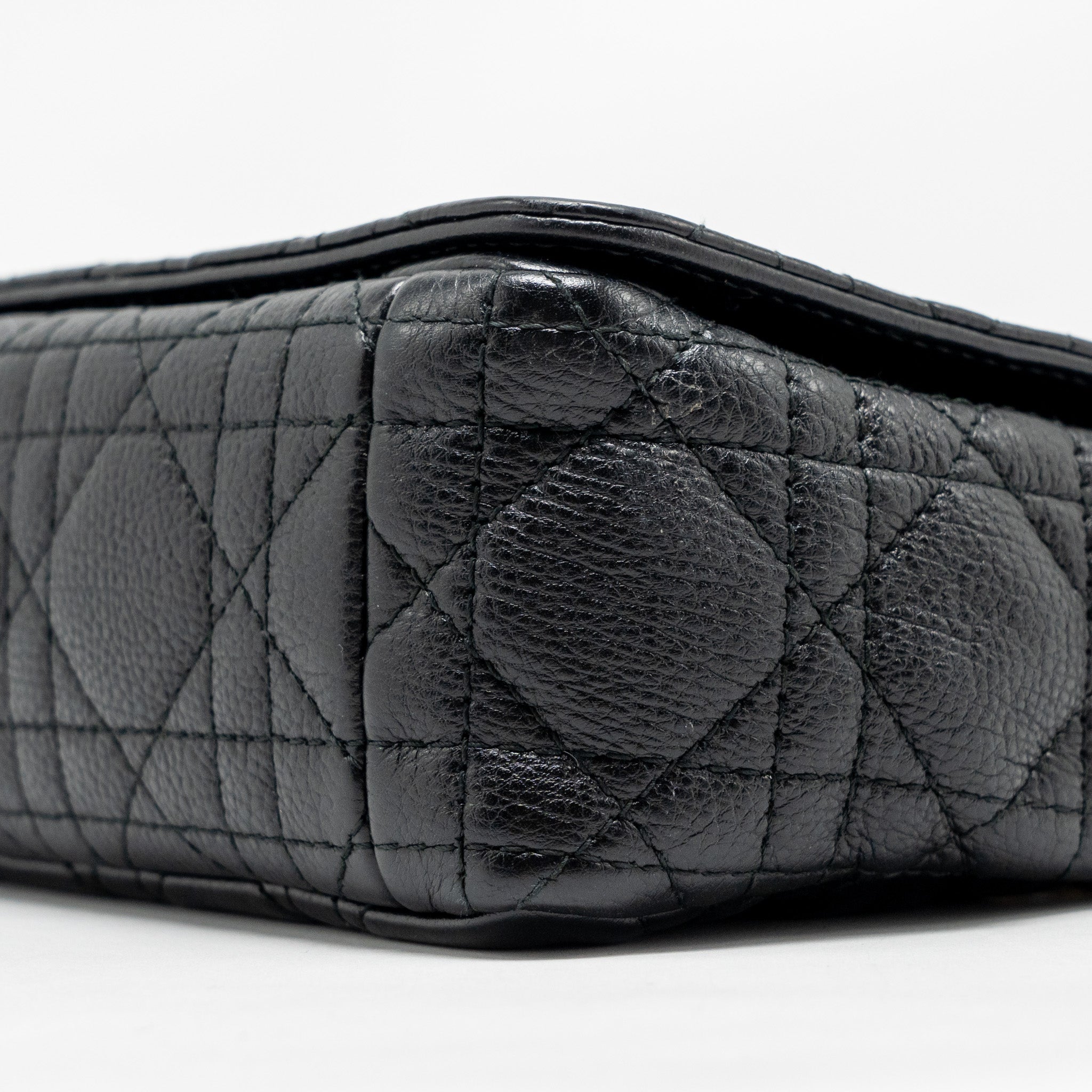 DIOR SMALL CARO BAG CALFSKIN BLACK GHW
