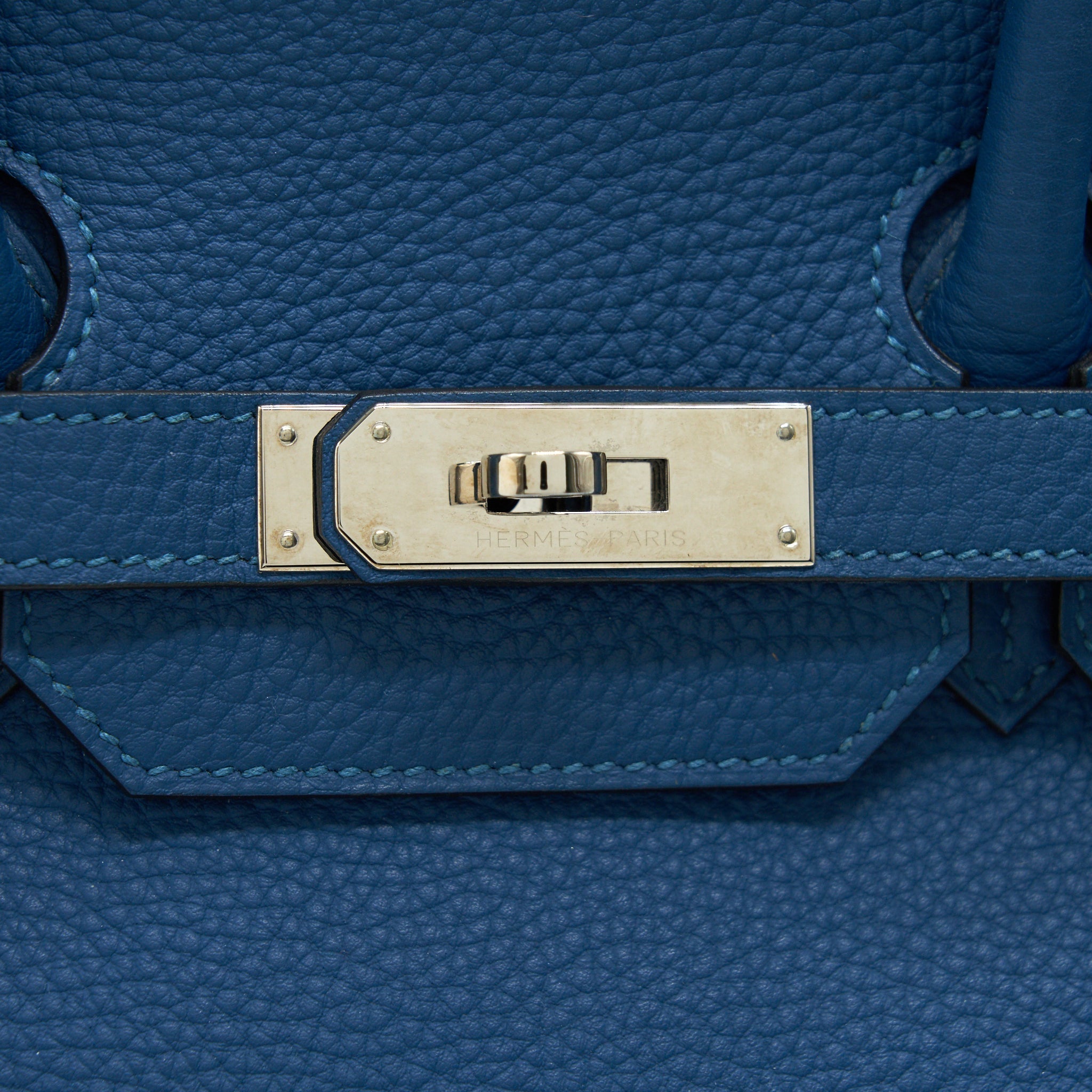 HERMES BIRKIN 35 BLEU DE GALICE SHW TOGO LEATHER