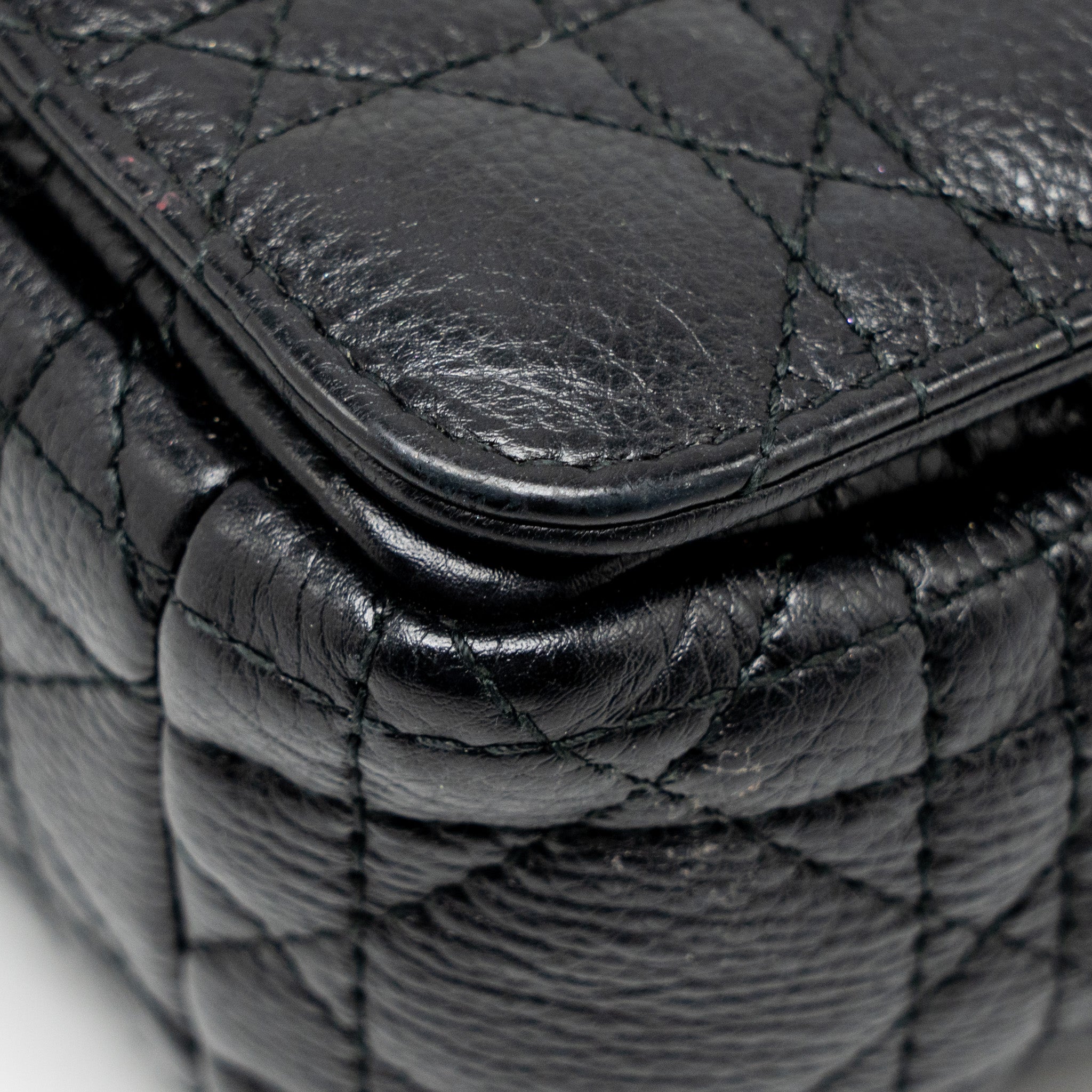 DIOR SMALL CARO BAG CALFSKIN BLACK GHW
