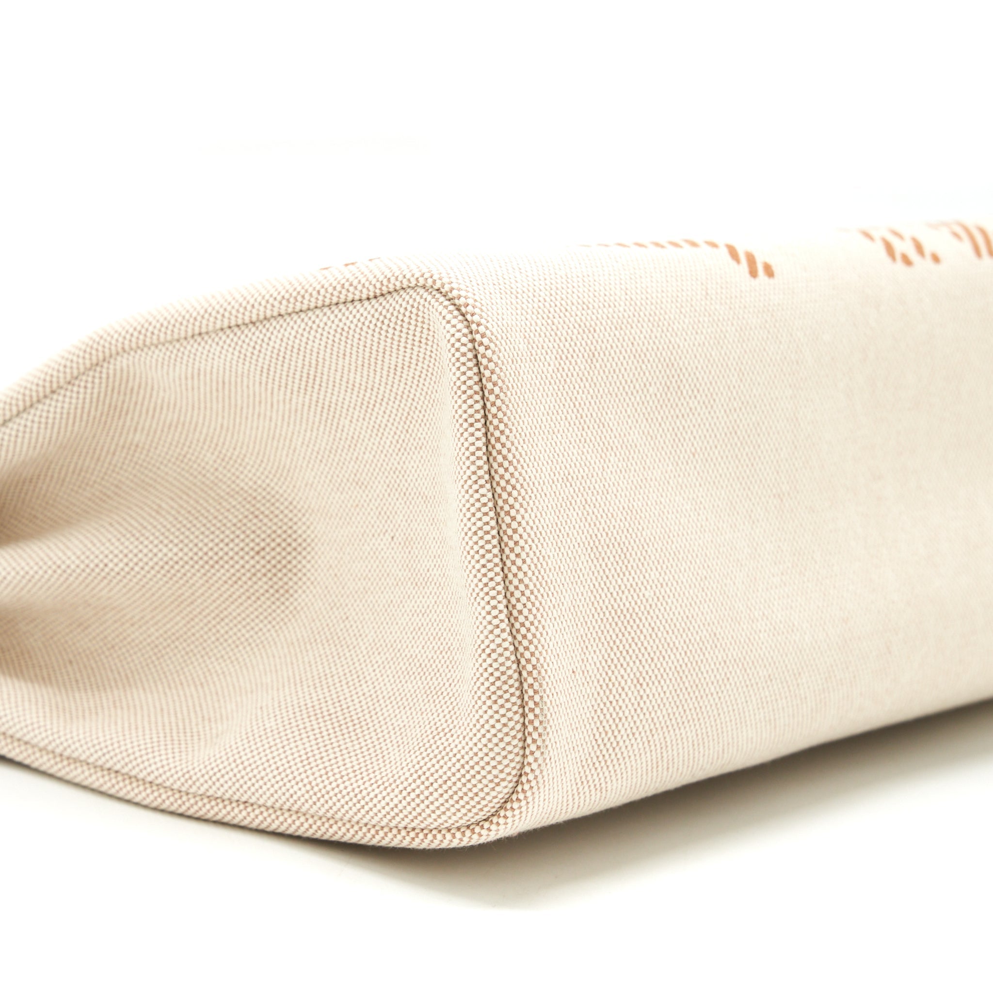 HERMES HERBAG ZIP 31 TOILE H EN RELIEF BRIDES SABLE/ECRU-BEIGE/NAT SABLE