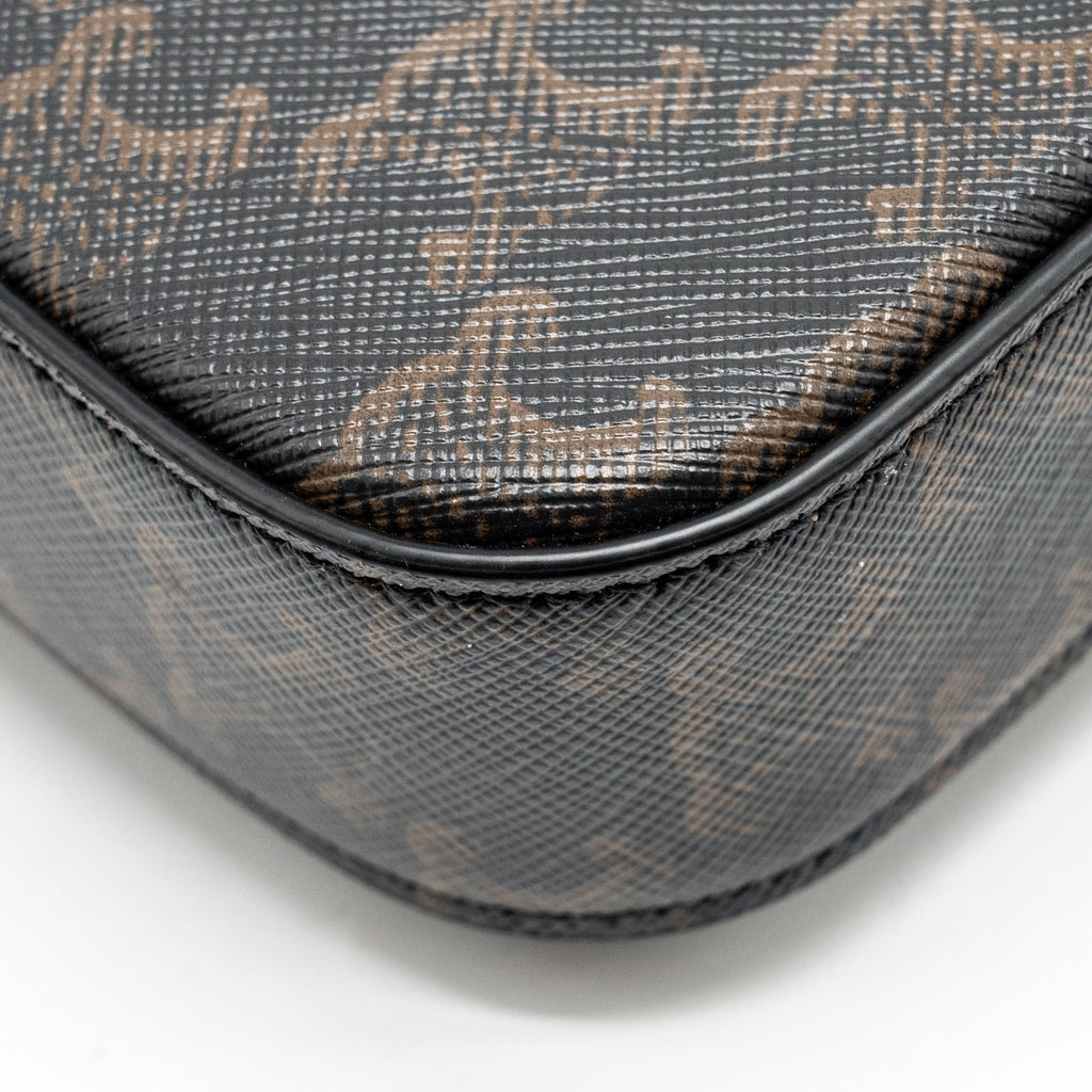 CELINE TRIOMPHE SHOUDER BAG TRIOMPHE CANVAS / CALFSKIN TAN GHW