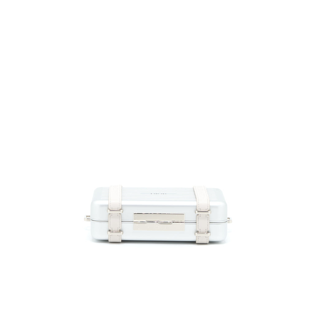 DIOR DIOR X RIMOWA SHOULDER BAG SILVER/GREY SHW
