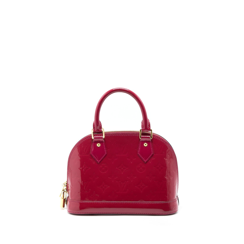 LOUIS VUITTON ALMA BB PATENT INDIAN ROSE GHW