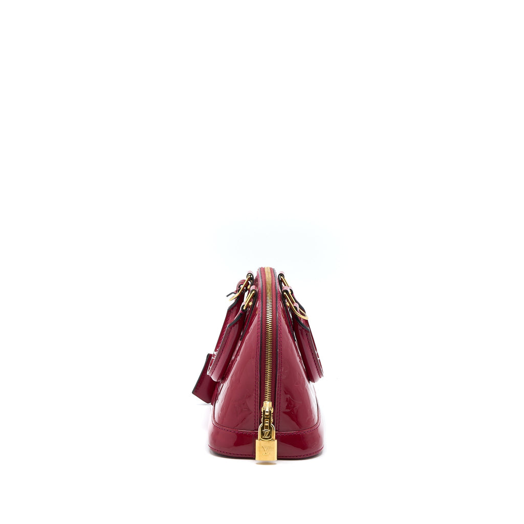 LOUIS VUITTON ALMA BB PATENT INDIAN ROSE GHW