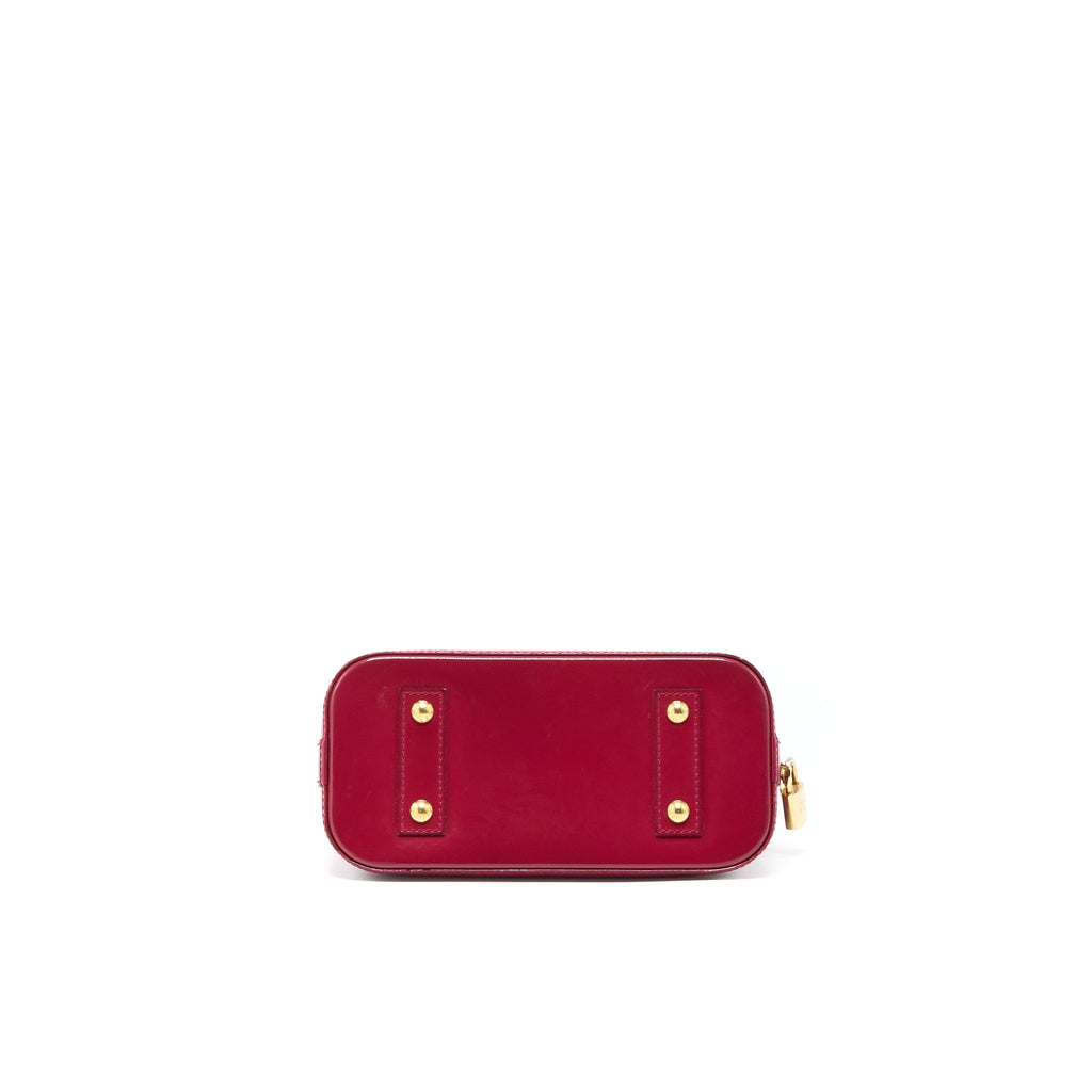 LOUIS VUITTON ALMA BB PATENT INDIAN ROSE GHW
