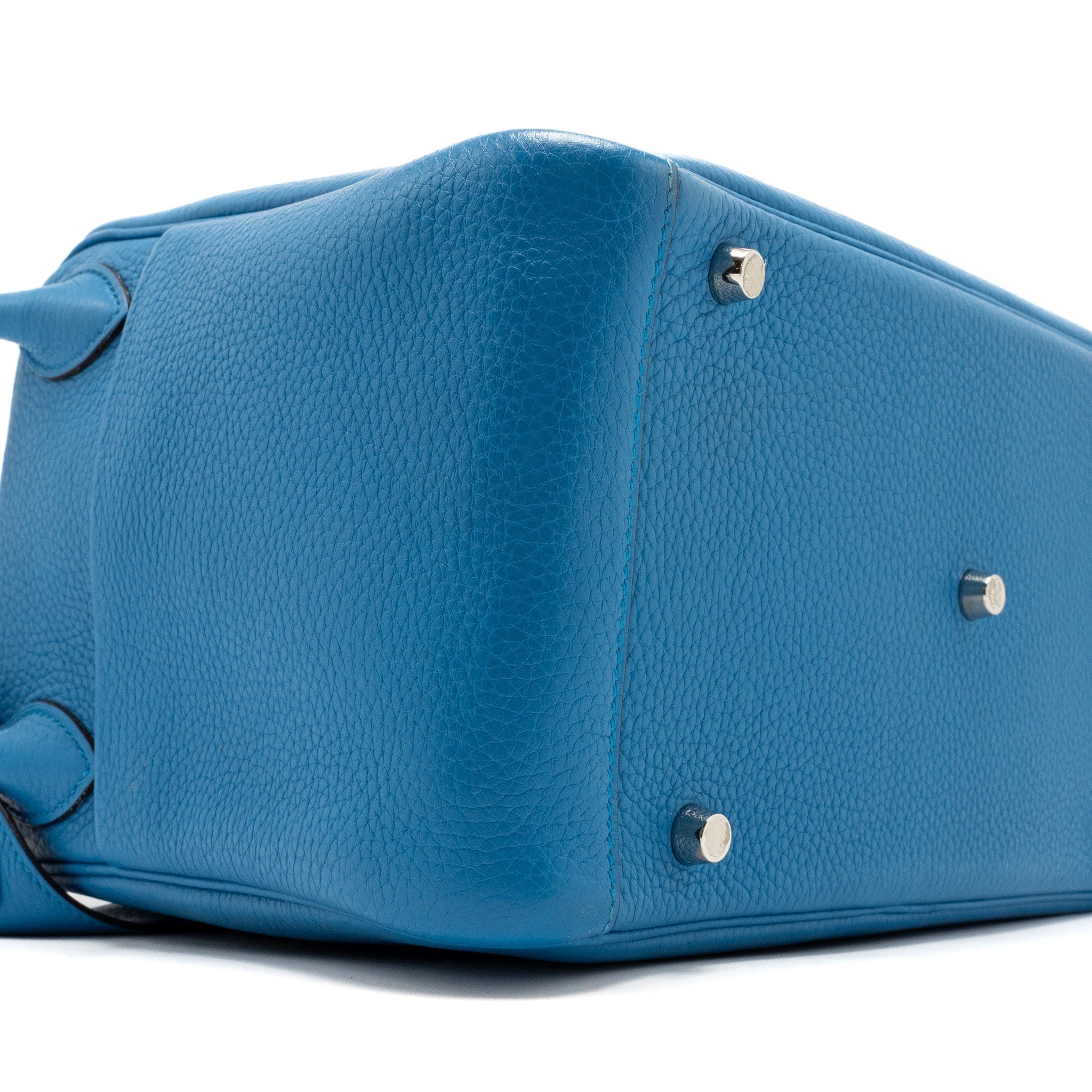 HERMES LINDY 30 CLEMENCE BLUE ZANZIBAR/MALACHITE SHW