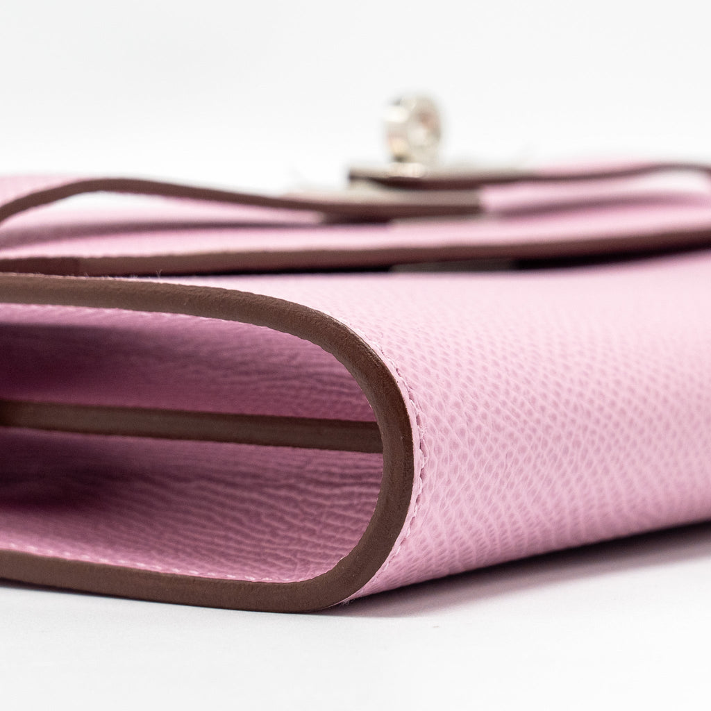 HERMES KELLY TO GO EPSOM X9 MAUVE SYLVESTRE SHW