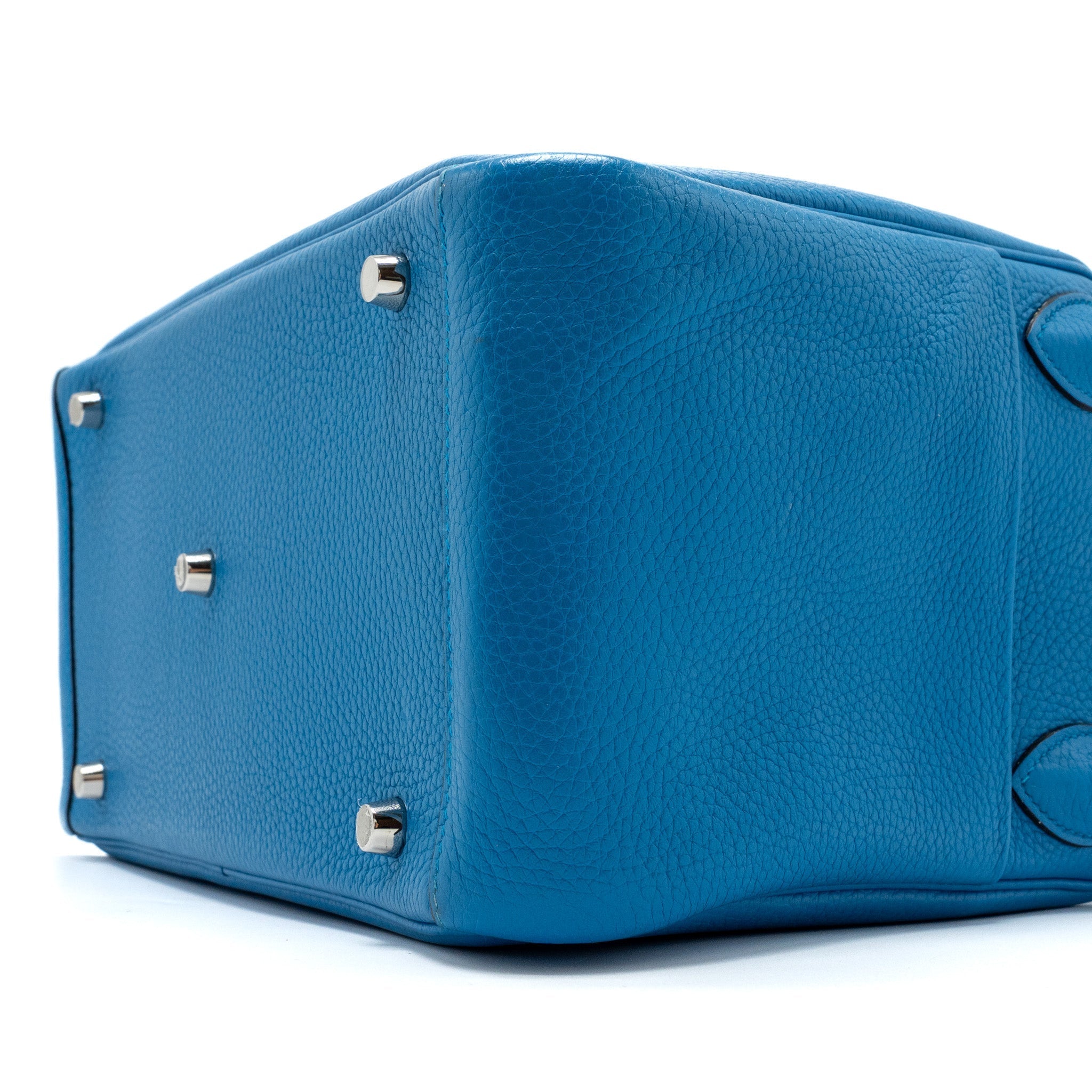 HERMES LINDY 30 CLEMENCE BLUE ZANZIBAR/MALACHITE SHW