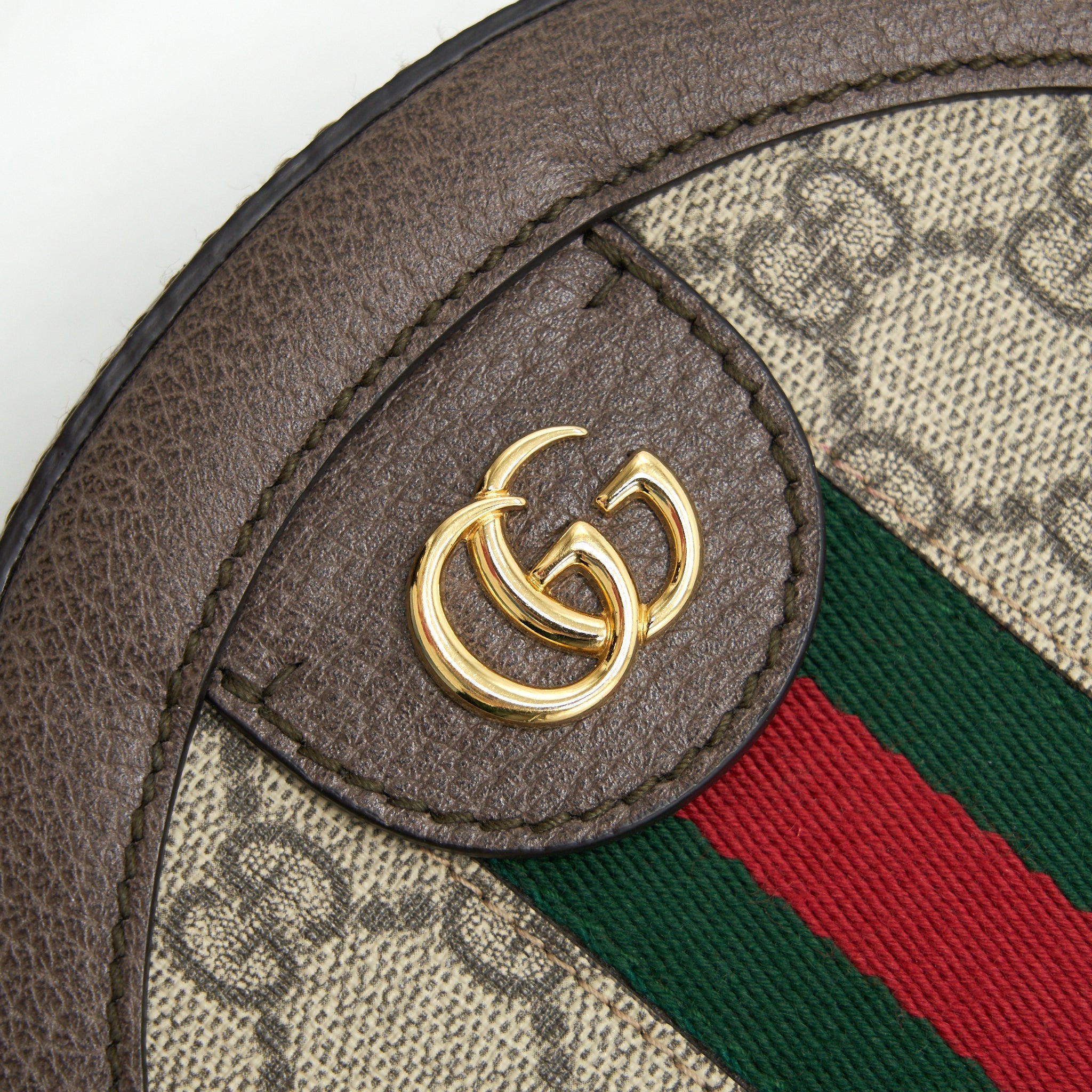 GUCCI OPHIDIA MINI GG ROUND SHOULDER BAG