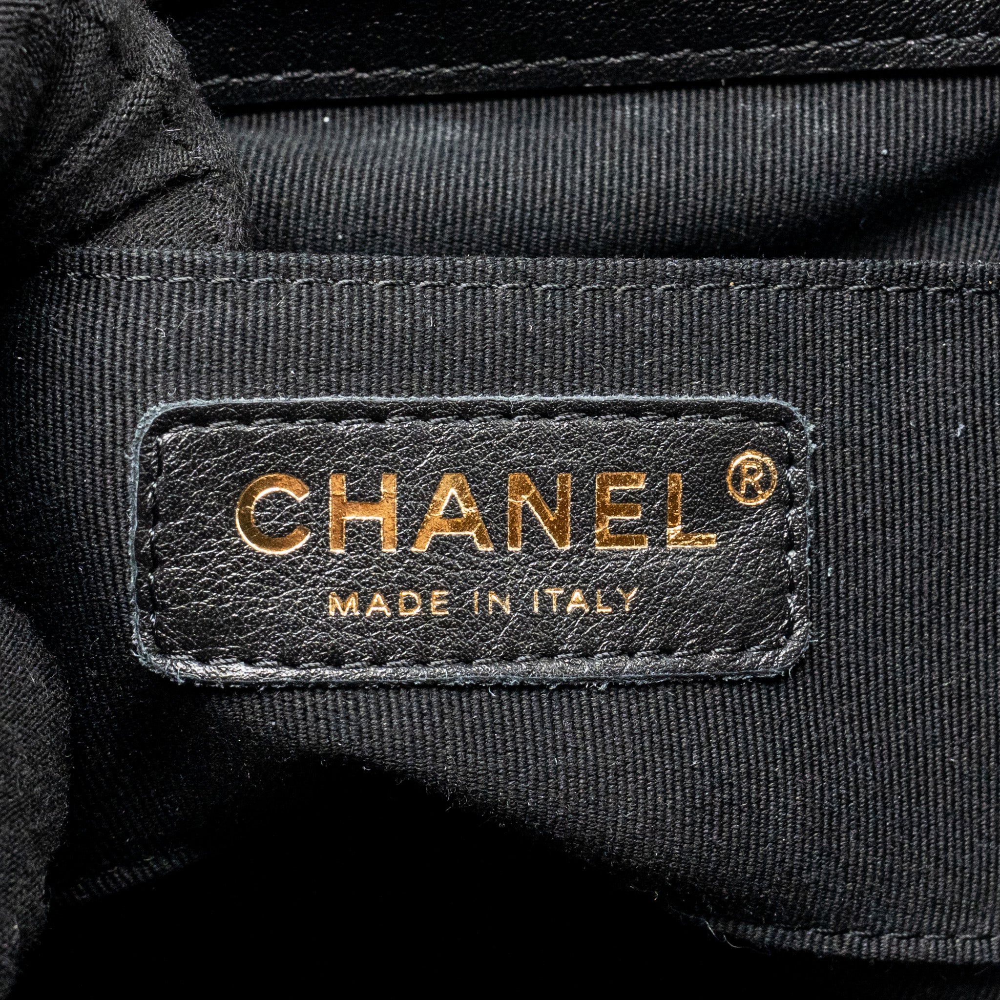 CHANEL MINI DUMA BACKPACK CALFSKIN BLACK LGHW (MICROCHIP)